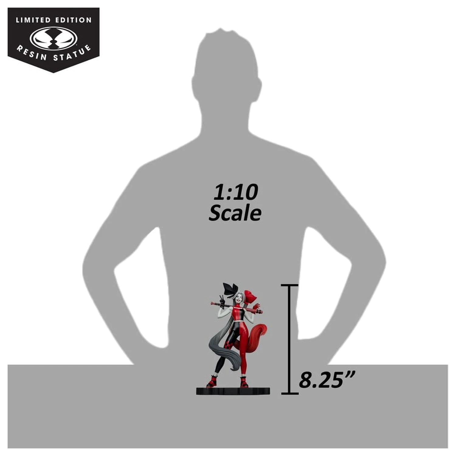 DC Direct Harley Quinn: Red, White & Black Statue 1/10 Harley Quinn by Alex Garner 21 cm product photo