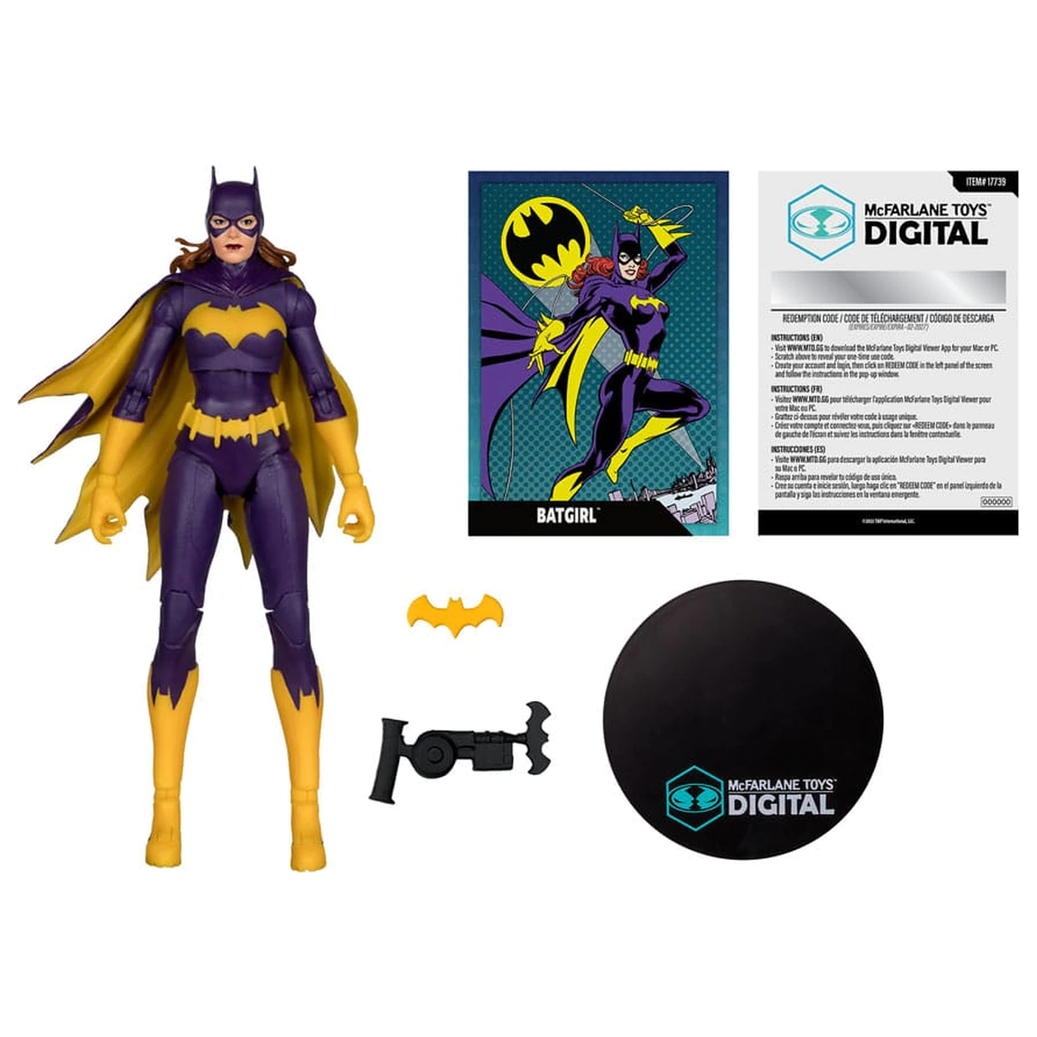 DC Direct McFarlane Toys Digital Action Figure Batgirl (DC Classics) 18 cm product photo