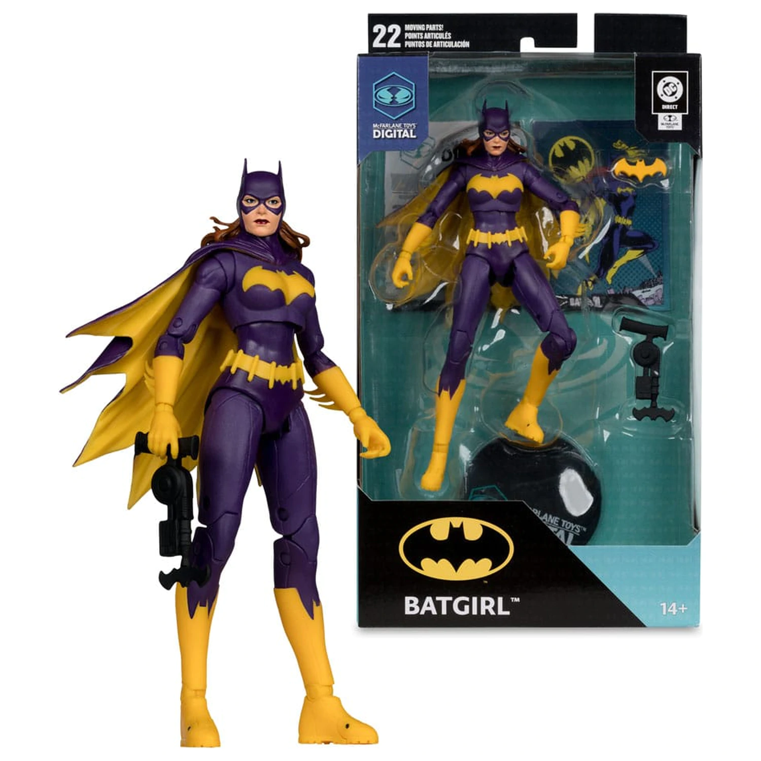 DC Direct McFarlane Toys Digital Action Figure Batgirl (DC Classics) 18 cm product photo