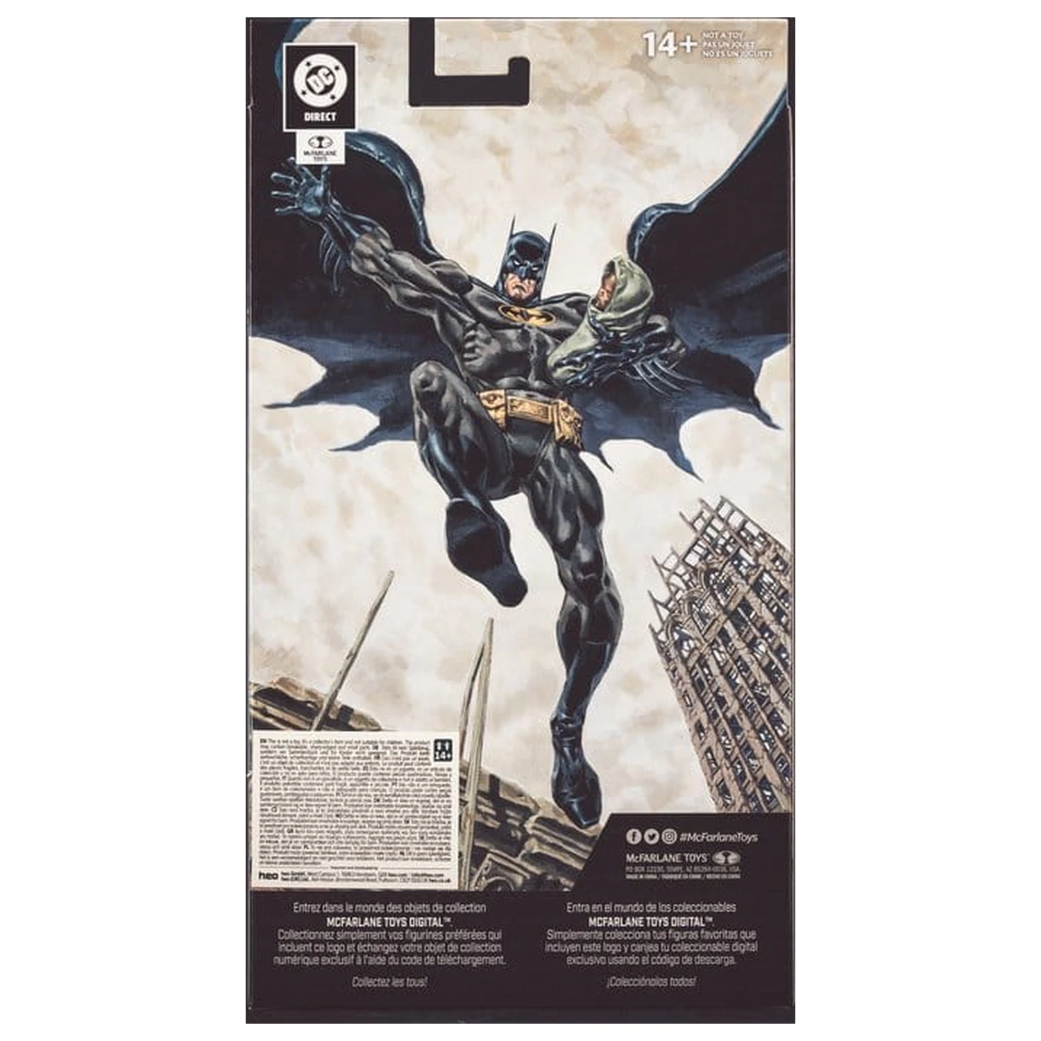 DC Direct McFarlane Toys Digital Action Figure Batman (No Man's Land) (Platinum Edition) 18 cm product photo