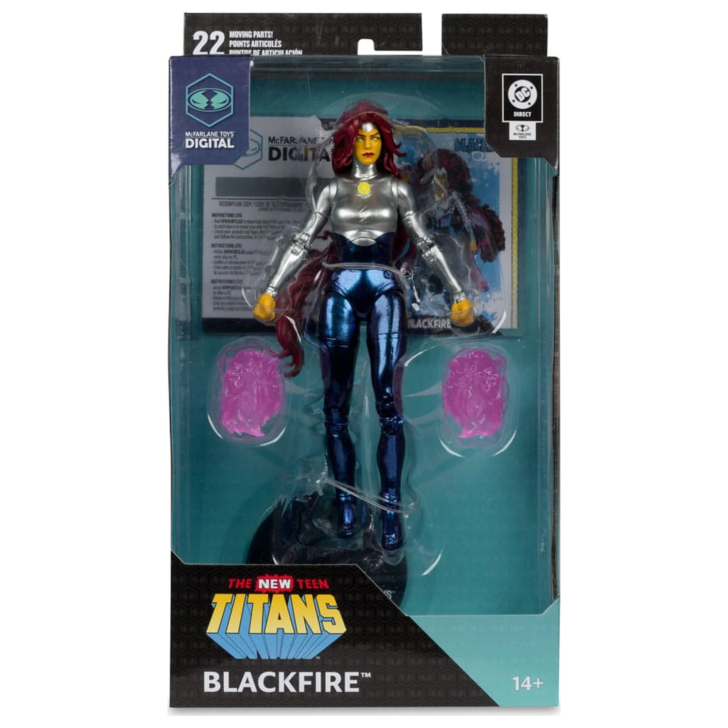 DC Direct McFarlane Toys Digital Action Figure Blackfire (The New Teen Titans) 18 cm product photo