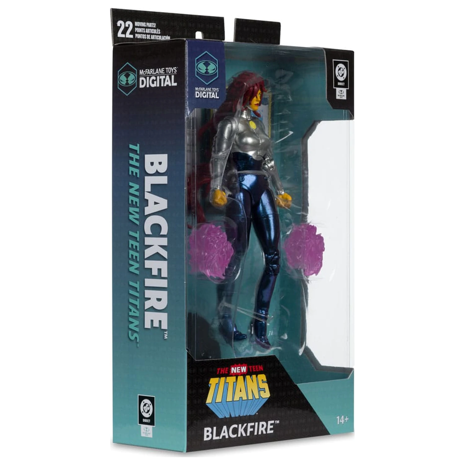 DC Direct McFarlane Toys Digital Action Figure Blackfire (The New Teen Titans) 18 cm product photo