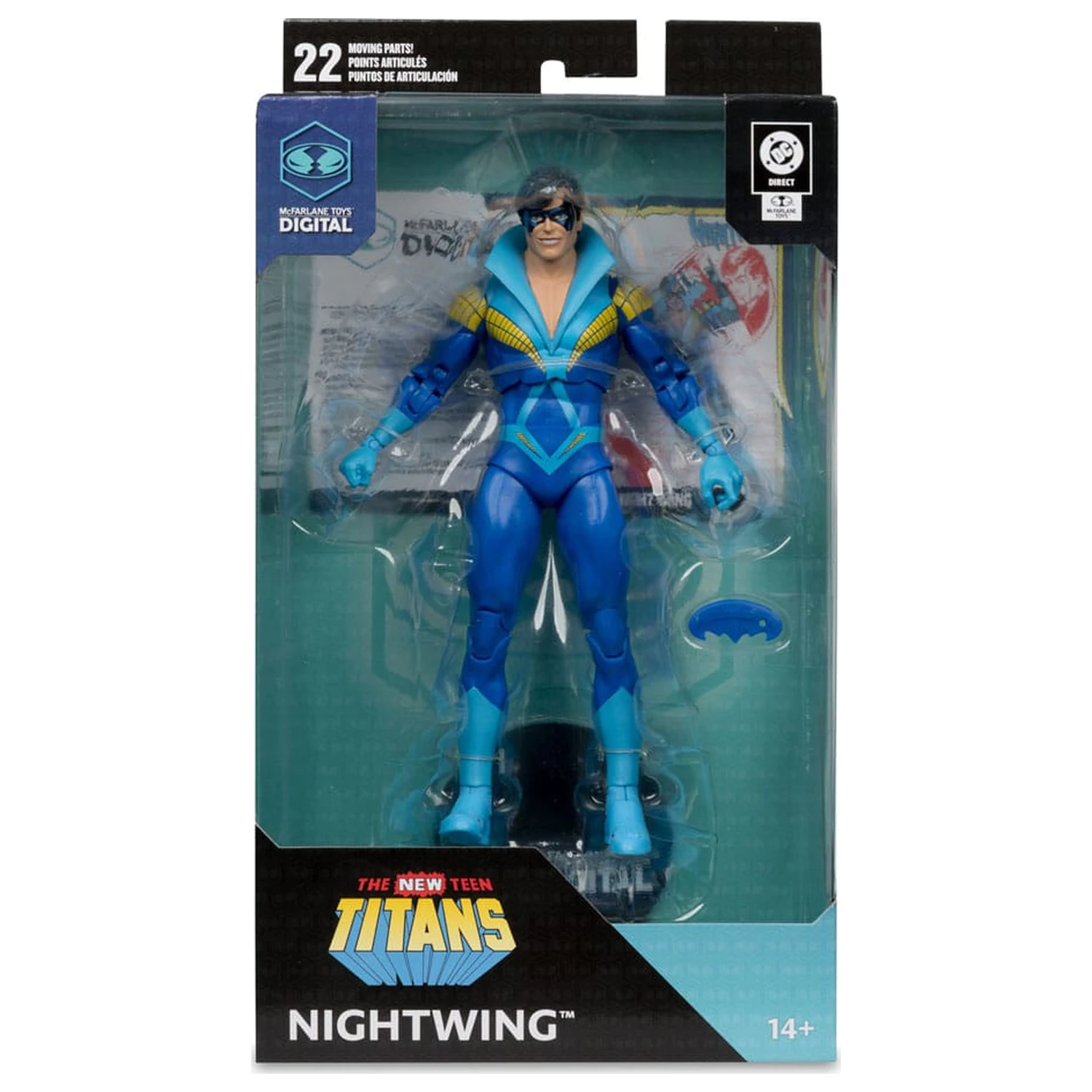 DC Direct McFarlane Toys Digital Action Figure Nightwing (Teen Titans) 18 cm product photo