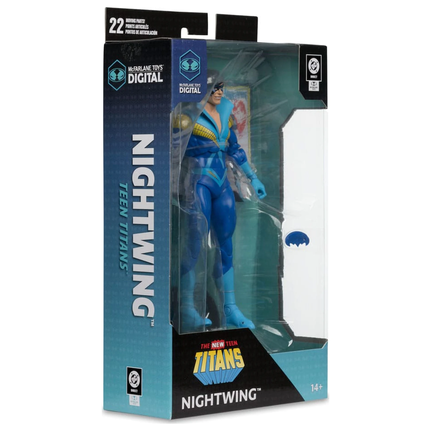 DC Direct McFarlane Toys Digital Action Figure Nightwing (Teen Titans) 18 cm product photo