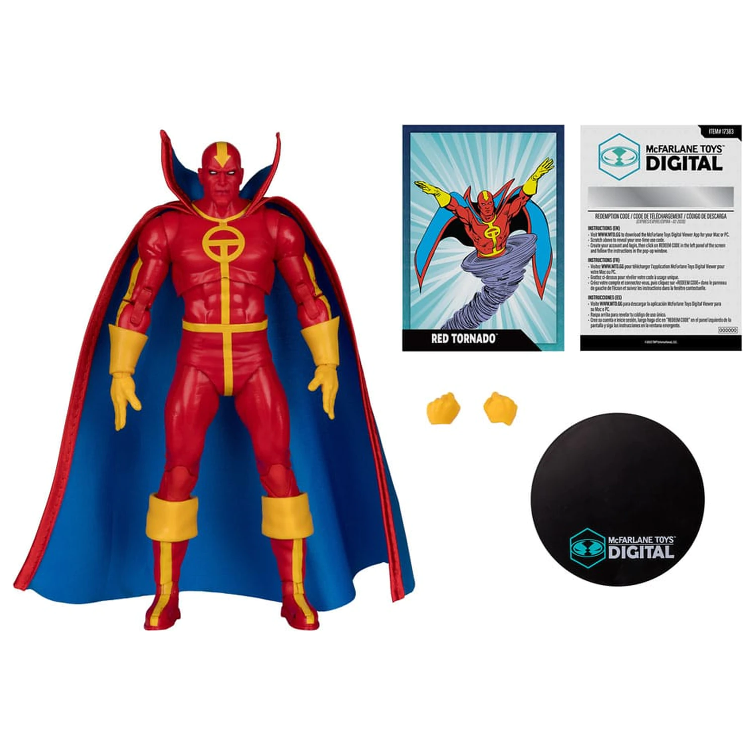 DC Direct McFarlane Toys Digital Action Figure Red Tornado (Bronze Age) 18 cm product photo