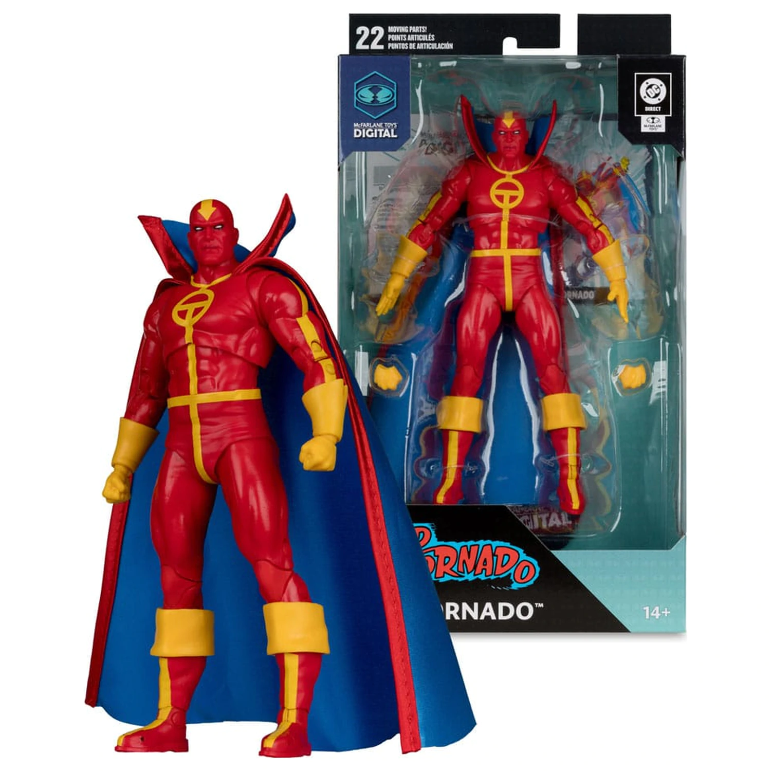 DC Direct McFarlane Toys Digital Action Figure Red Tornado (Bronze Age) 18 cm product photo