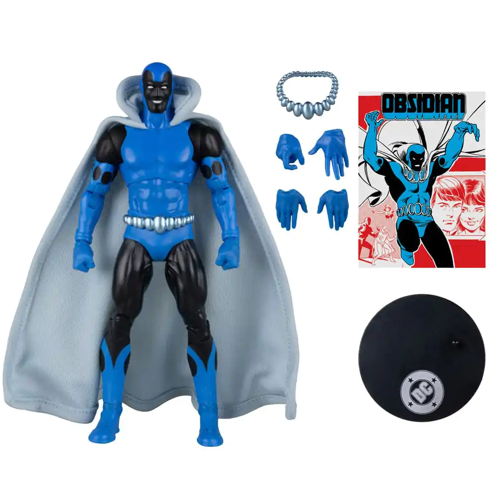 DC Direct Action Figure Obsidian (Infinity Inc #16) (Chase) (Gold Label) 18 cm  product photo