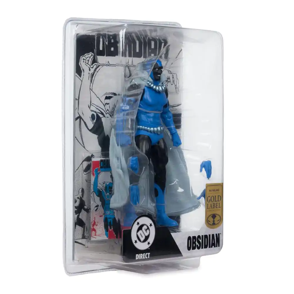DC Direct Action Figure Obsidian (Infinity Inc #16) (Chase) (Gold Label) 18 cm  product photo