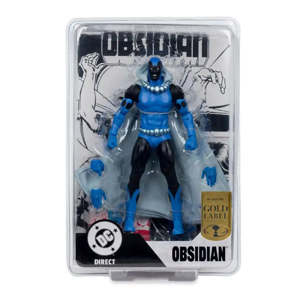 DC Direct Action Figure Obsidian (Infinity Inc #16) (Chase) (Gold Label) 18 cm  product photo