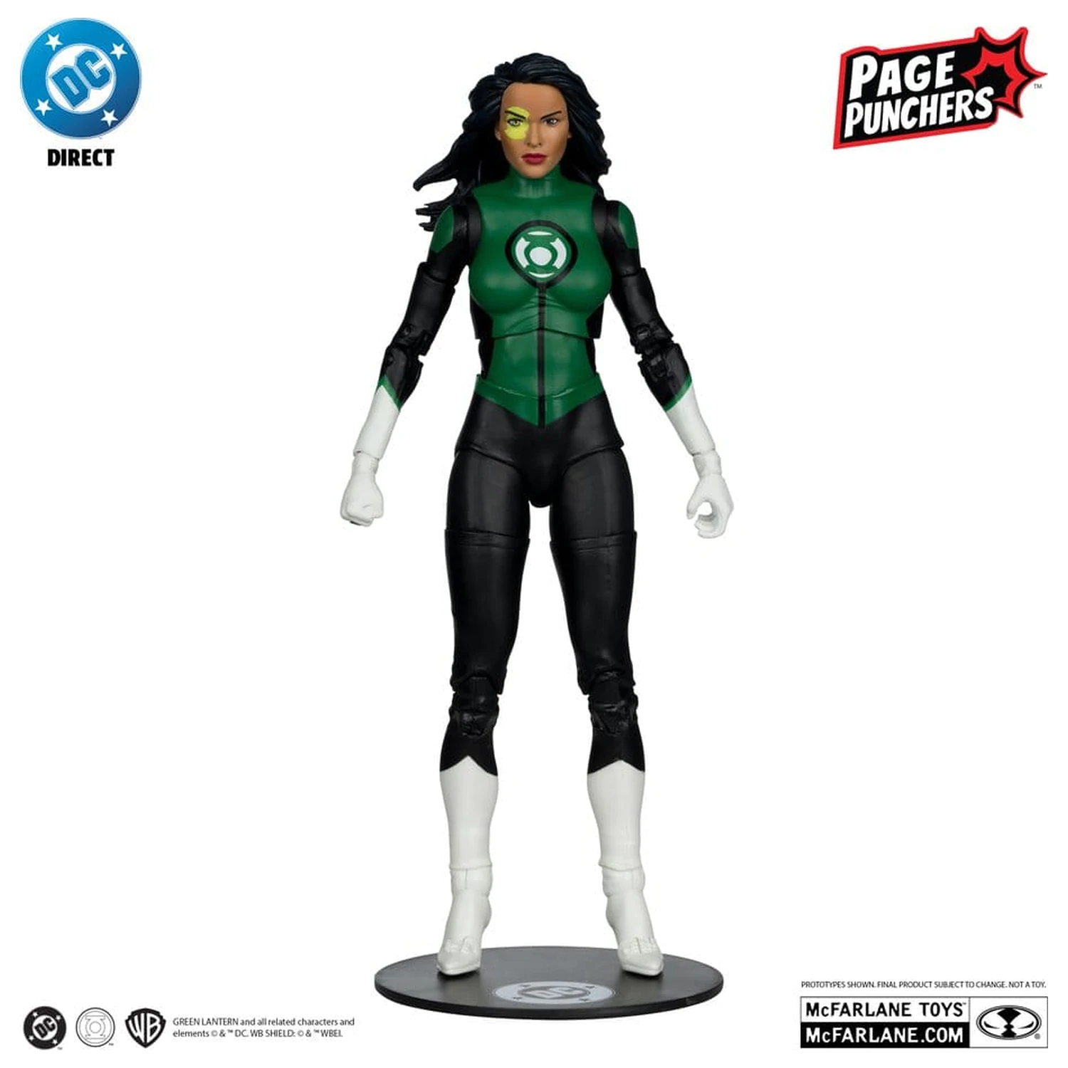 DC Direct Page Punchers Action Figure Jessica Cruz (Green Lanterns # 48) (Red Platinum Edition) 18 cm product photo