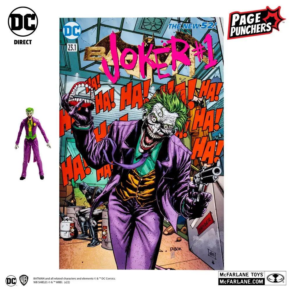DC Direct Page Punchers Action Figure Joker (DC Rebirth) 8 cm product photo