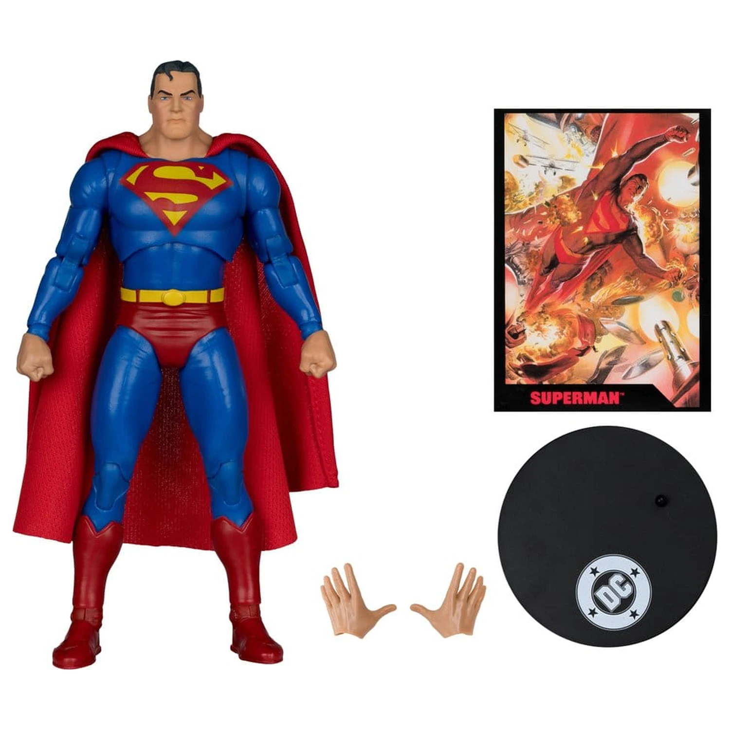 DC Direct Page Punchers Action Figure Superman (Justice #1) (Red Platinum Edition) 19 cm product photo