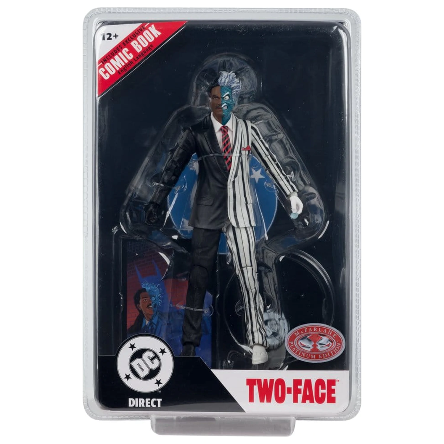 DC Direct Page Punchers Action Figure Two-Face (Batman 89) (Red Platinum Edition) 19 cm product photo