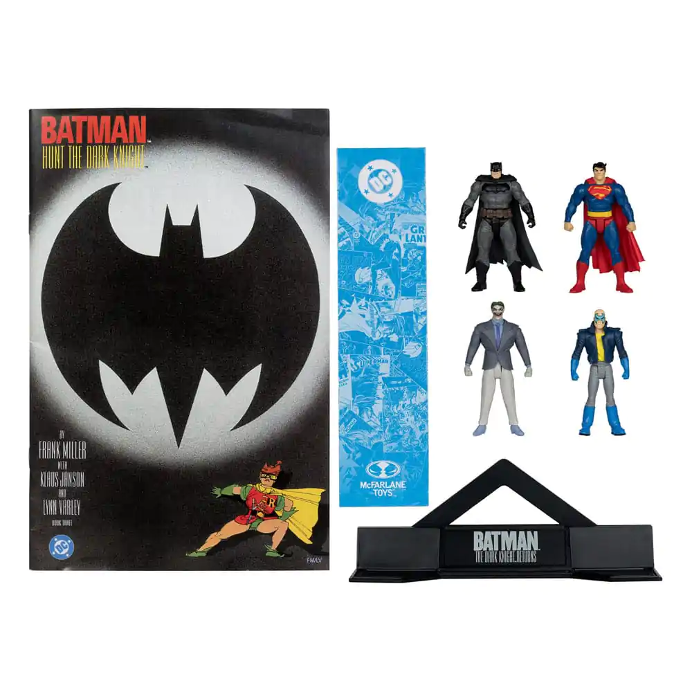 DC Direct Page Punchers Action Figure 4-Pack Batman & Son of Batman & Superman & Joker 7 cm product photo