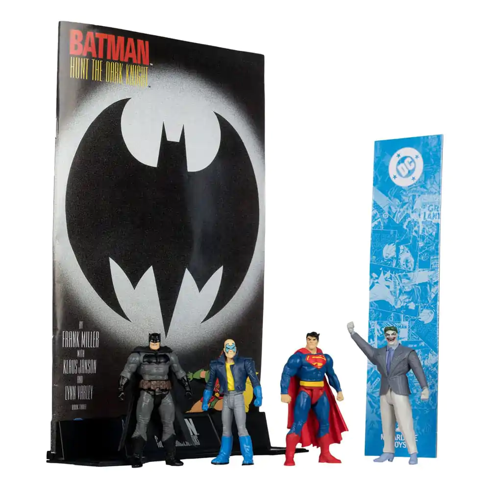 DC Direct Page Punchers Action Figure 4-Pack Batman & Son of Batman & Superman & Joker 7 cm product photo