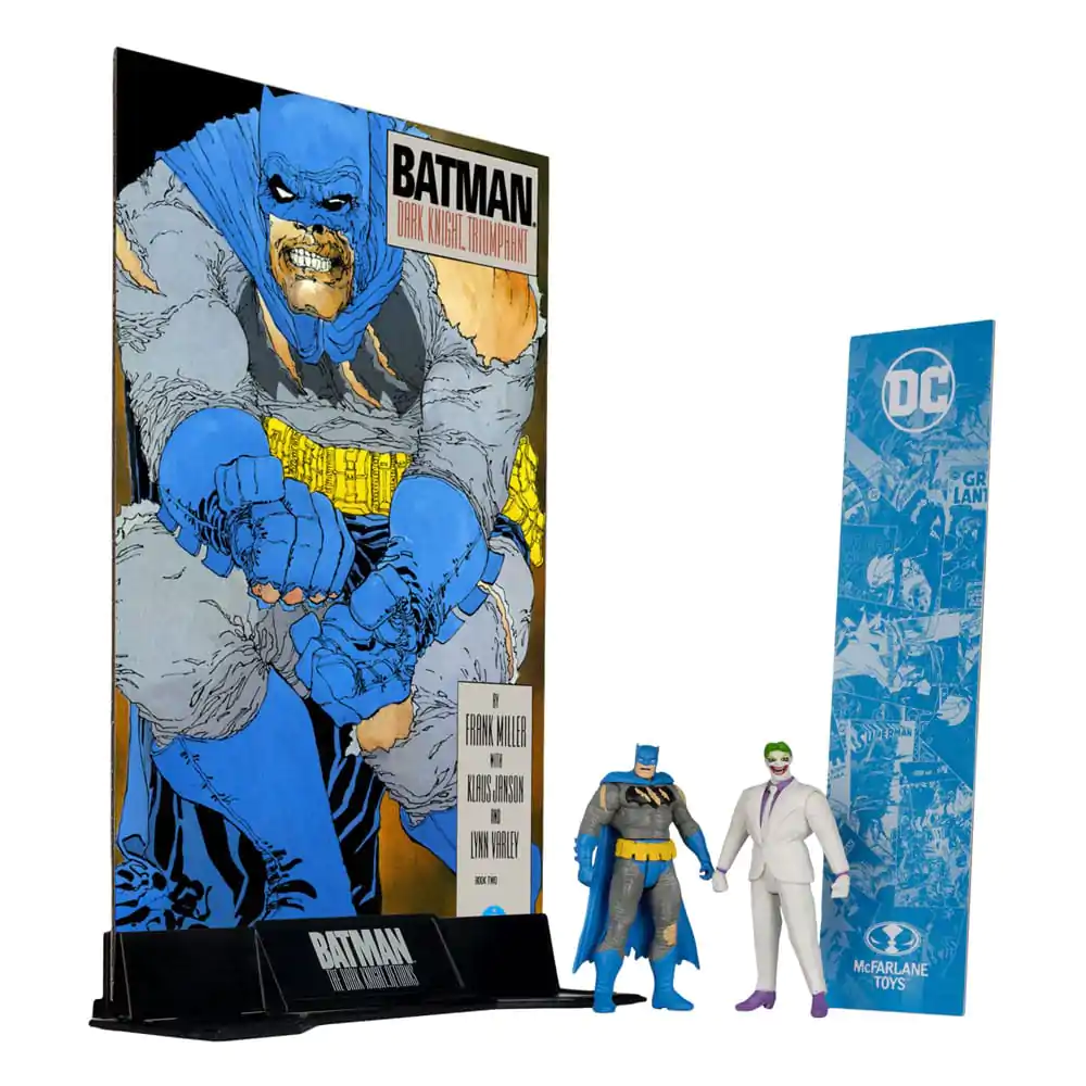 DC Direct Page Punchers Action Figure 2-Pack Batman & The Joker (Batman: The Dark Knight Returns) 8 cm termékfotó