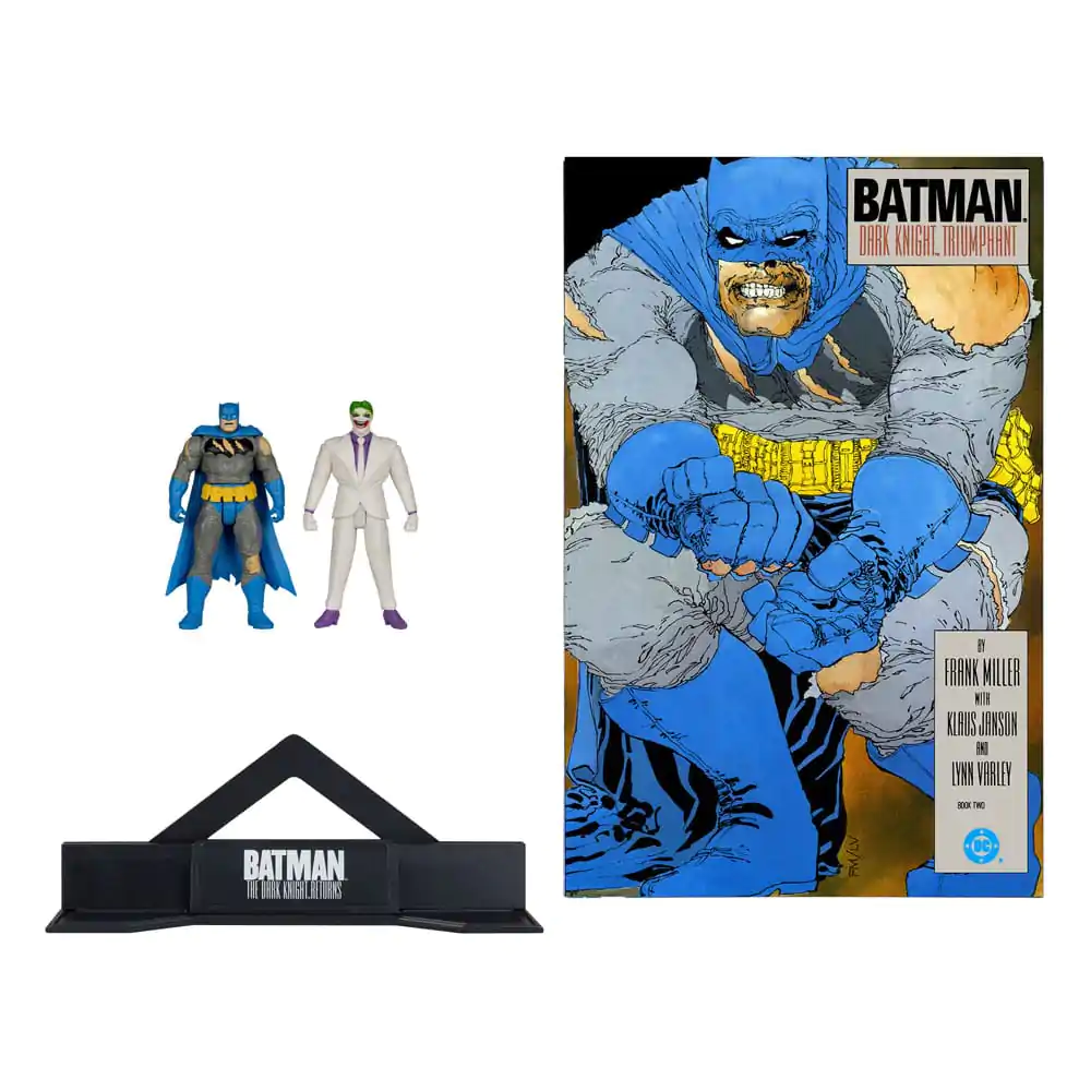 DC Direct Page Punchers Action Figure 2-Pack Batman & The Joker (Batman: The Dark Knight Returns) 8 cm termékfotó