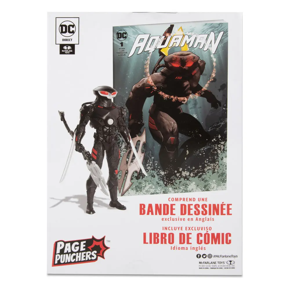 DC Direct Page Punchers Action Figure Black Manta (Aquaman) 18 cm termékfotó