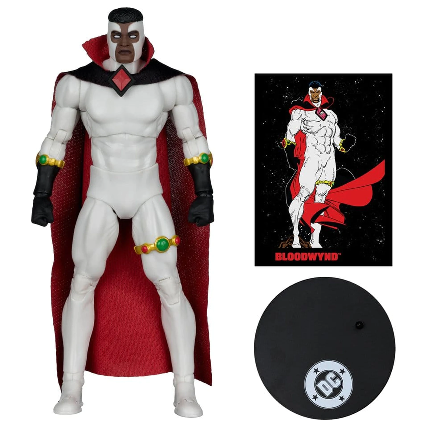 DC Direct Page Punchers Action Figure Bloodwynd (Justice League #77) (Red Platinum Edition) 18 cm product photo