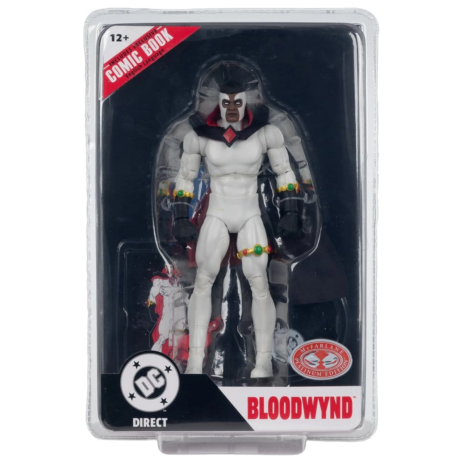 DC Direct Page Punchers Action Figure Bloodwynd (Justice League #77) (Red Platinum Edition) 18 cm product photo