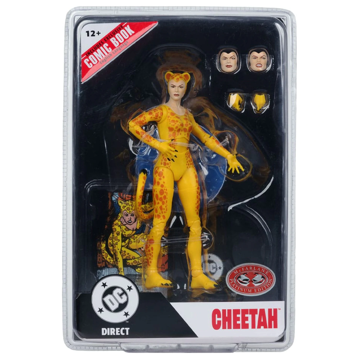 DC Direct Page Punchers Action Figure Cheetah (Crisis on Infinite Earths)(Red Platinum Edition) 17 cm product photo