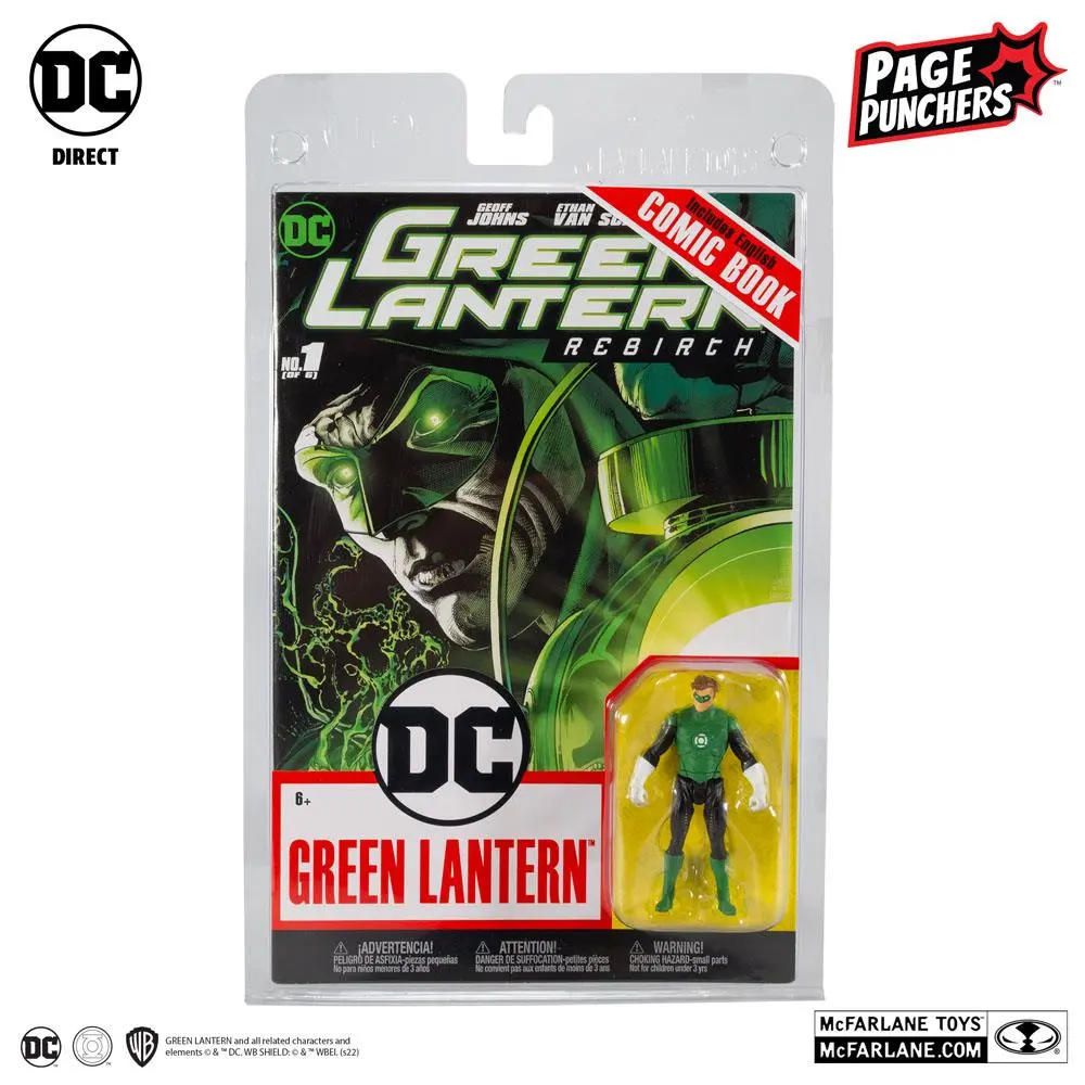DC Direct Page Punchers Action Figure Green Lantern (Hal Jordan) 8 cm product photo