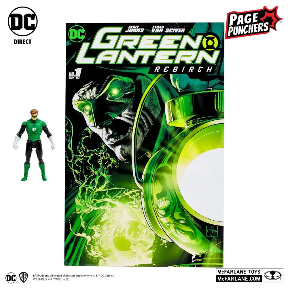 DC Direct Page Punchers Action Figure Green Lantern (Hal Jordan) 8 cm product photo