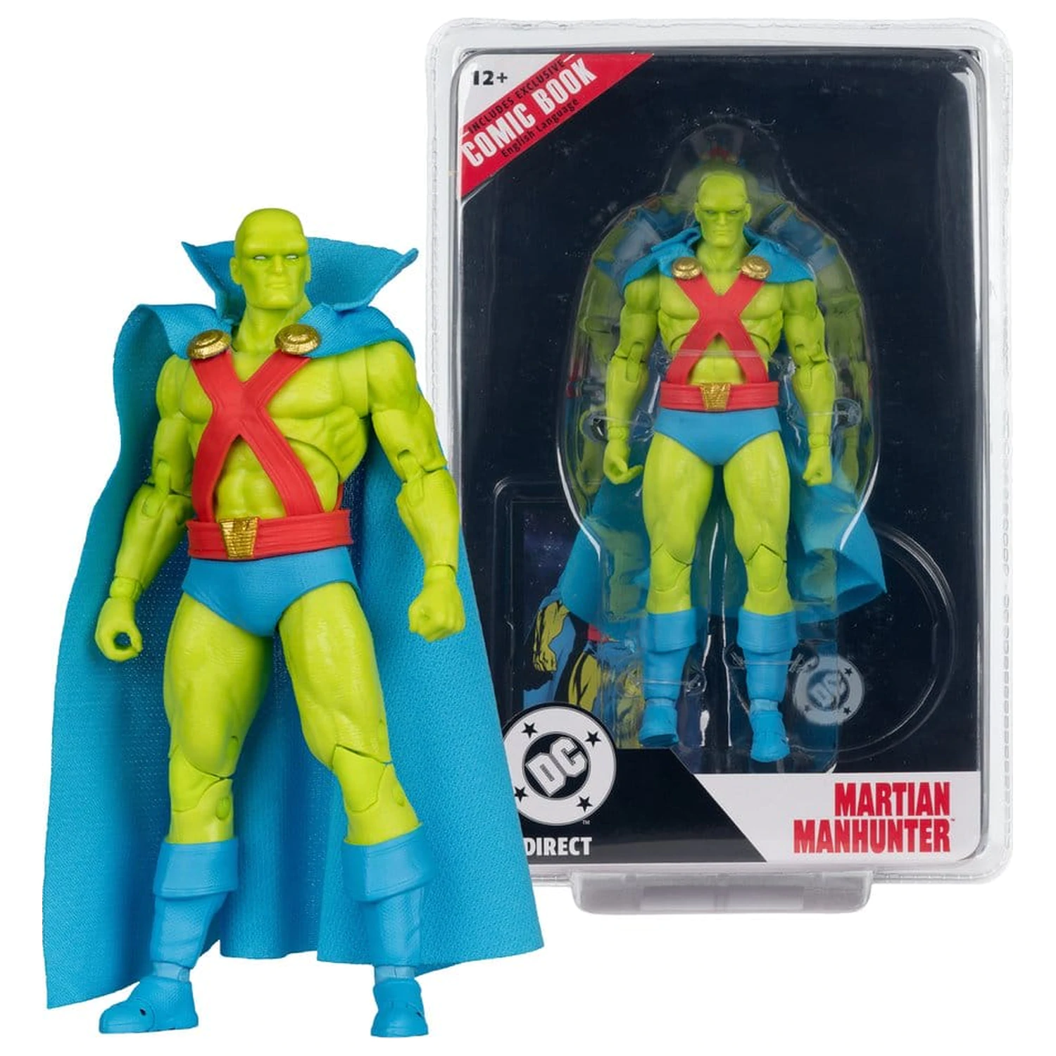 DC Direct Page Punchers Action Figure Martian Manhunter (Justice League #77) 18 cm product photo