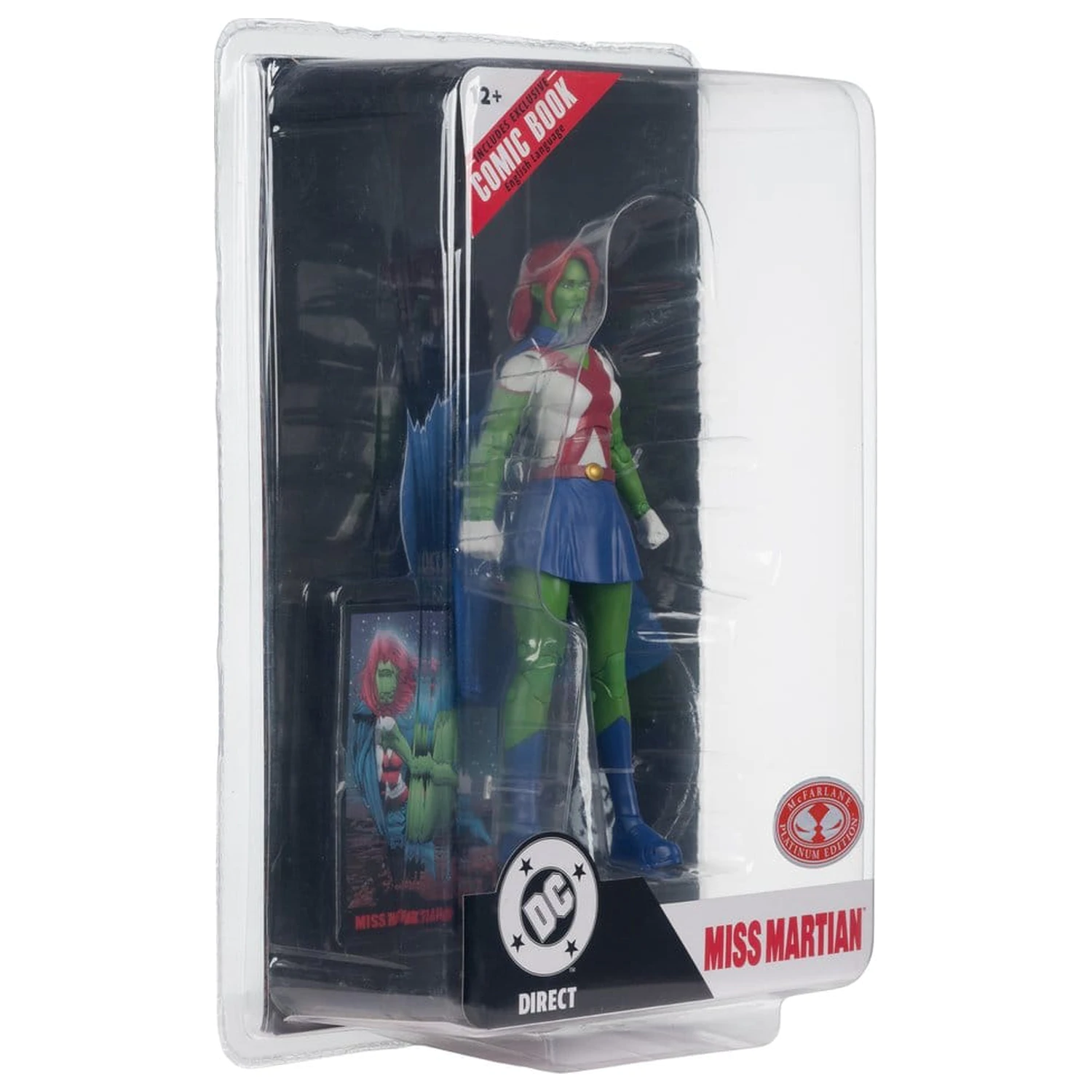 DC Direct Page Punchers Action Figure Miss Martian (Teen Titans #41) (Red Platinum Edition) 17 cm product photo