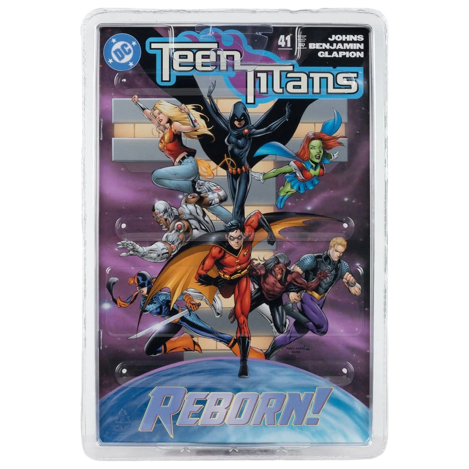 DC Direct Page Punchers Action Figure Miss Martian (Teen Titans #41) (Red Platinum Edition) 17 cm product photo