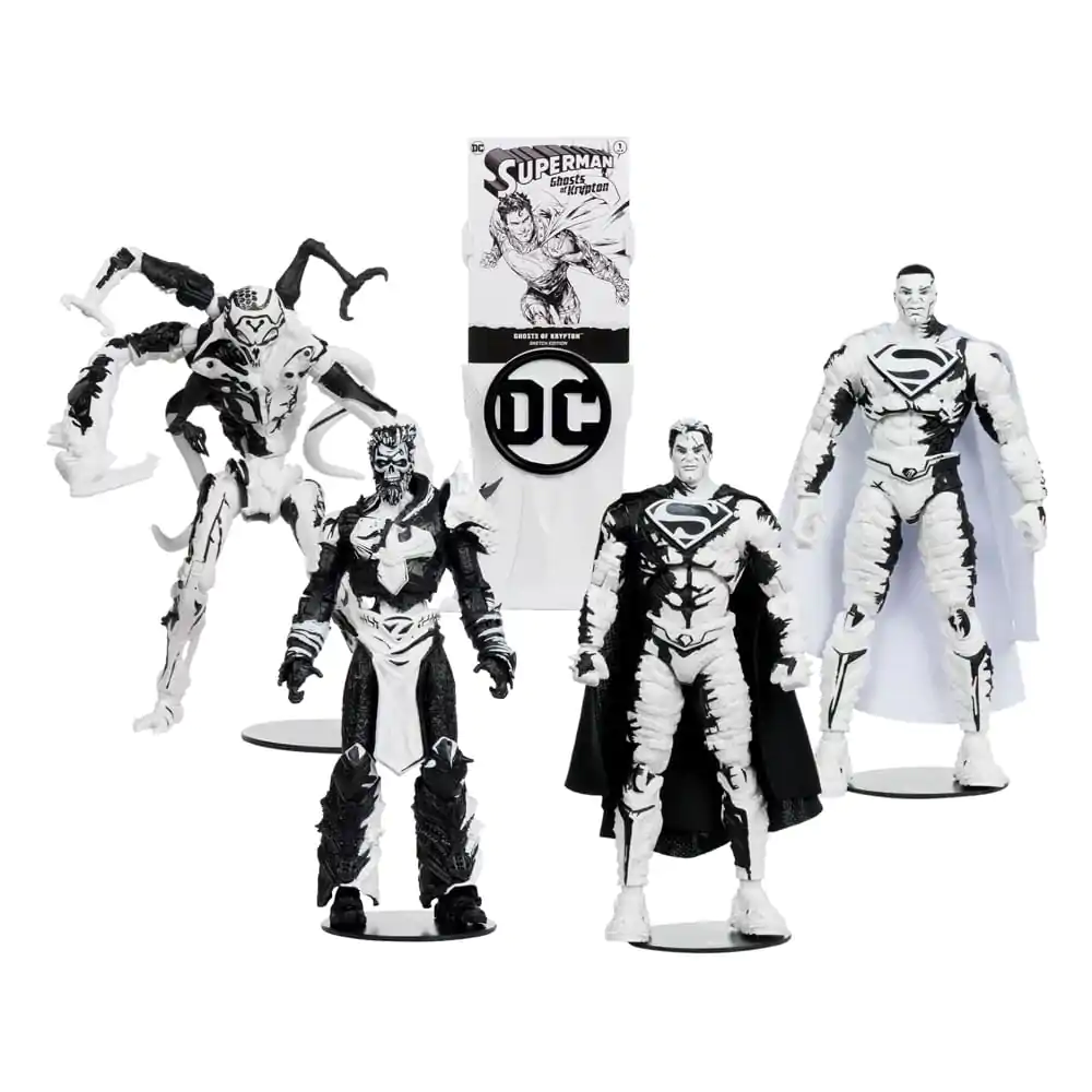 DC Direct Page Punchers Action Figures & Comic Book Pack of 4 Superman Series (Sketch Edition) (Gold Label) 18 cm product photo