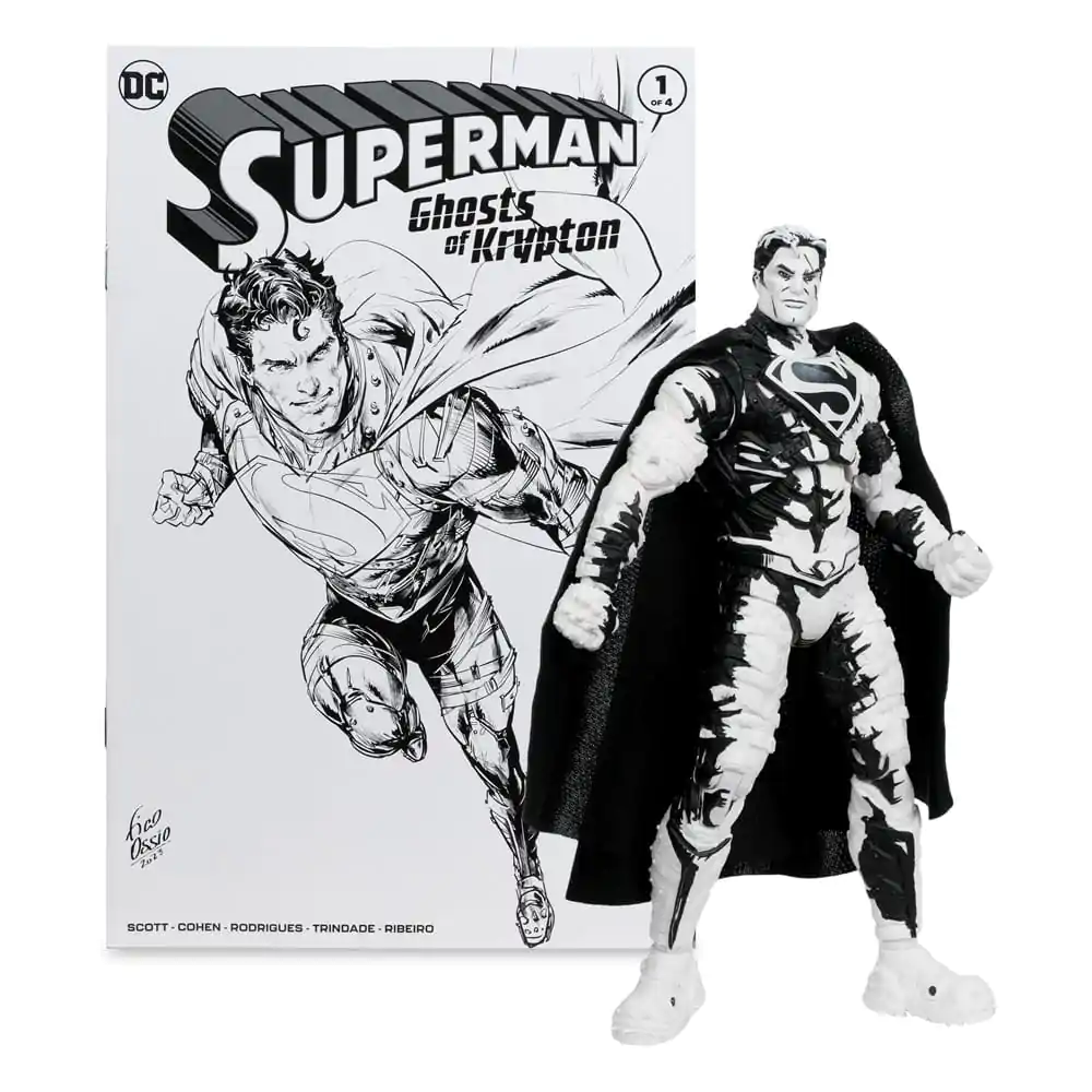 DC Direct Page Punchers Action Figures & Comic Book Pack of 4 Superman Series (Sketch Edition) (Gold Label) 18 cm product photo