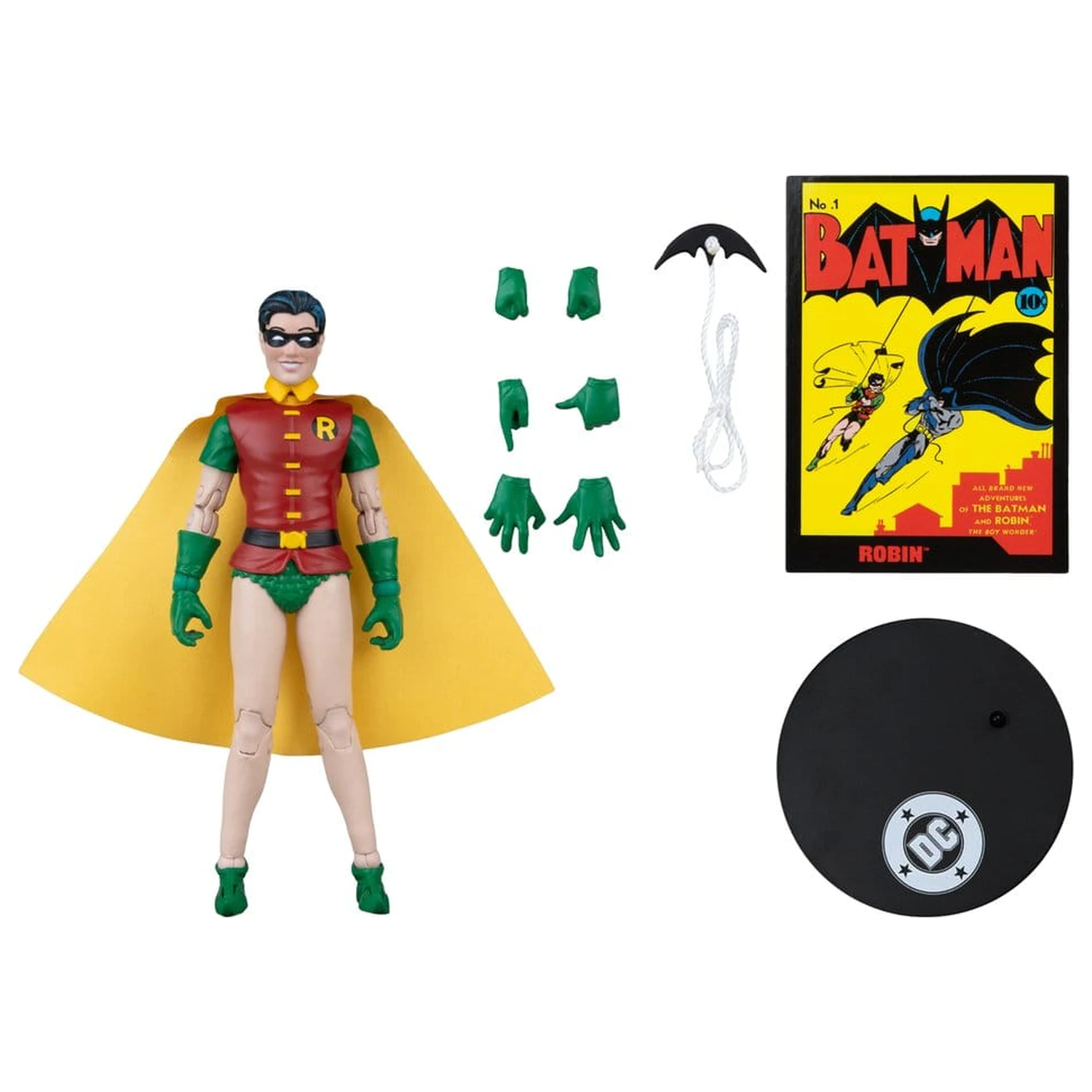 DC Direct Page Punchers Action Figure Robin Dick Grayson (Batman #1) (Red Platinum Edition) 14 cm product photo