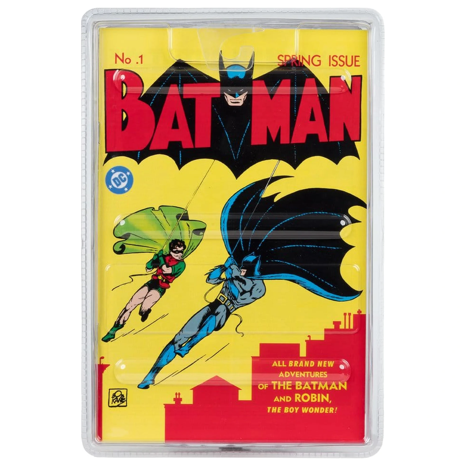 DC Direct Page Punchers Action Figure Robin Dick Grayson (Batman #1) (Red Platinum Edition) 14 cm product photo