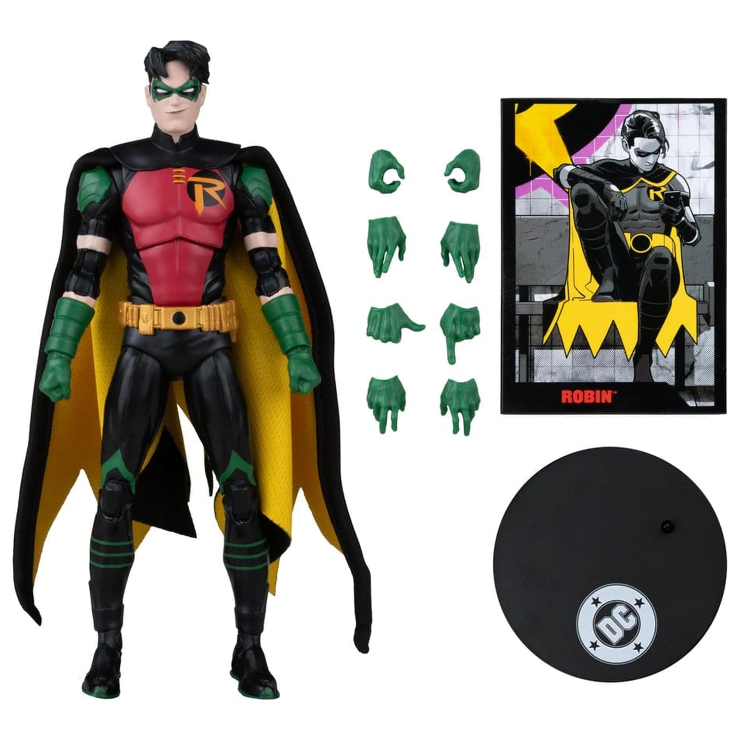 DC Direct Page Punchers Action Figure Robin Tim Drake (Nightwing #81) (Red Platinum Edition) 18 cm product photo