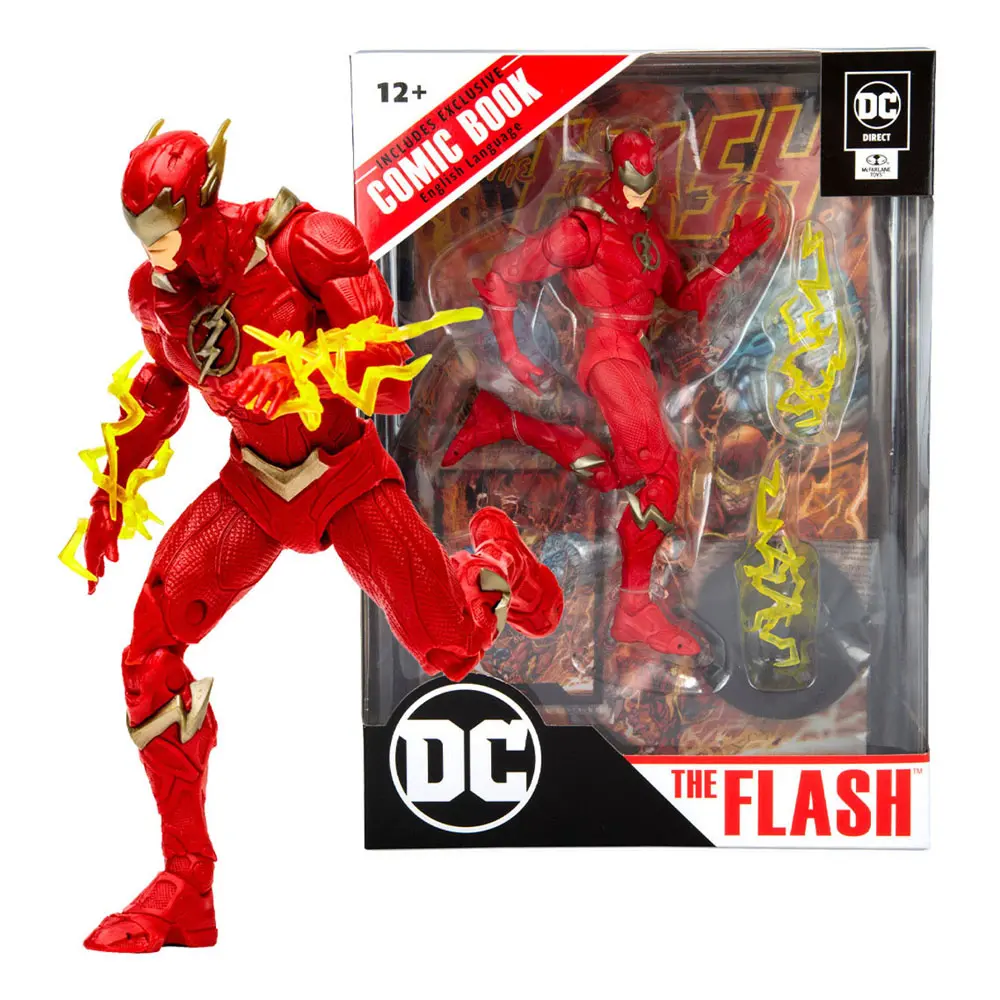 DC Direct Page Punchers Action Figure The Flash Barry Allen (The Flash Comic) 18 cm product photo