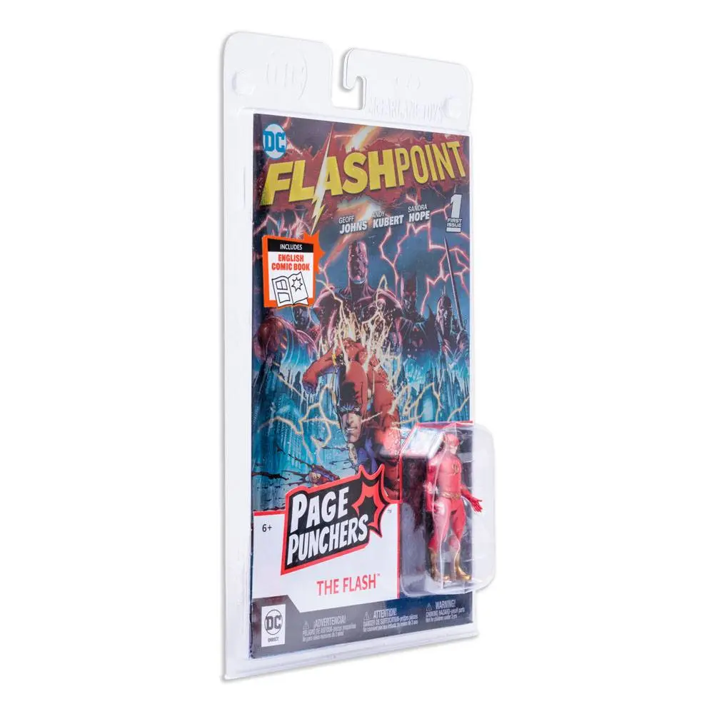 DC Direct Page Punchers Action Figure The Flash (Flashpoint) Metallic Cover Variant (SDCC) 8 cm product photo