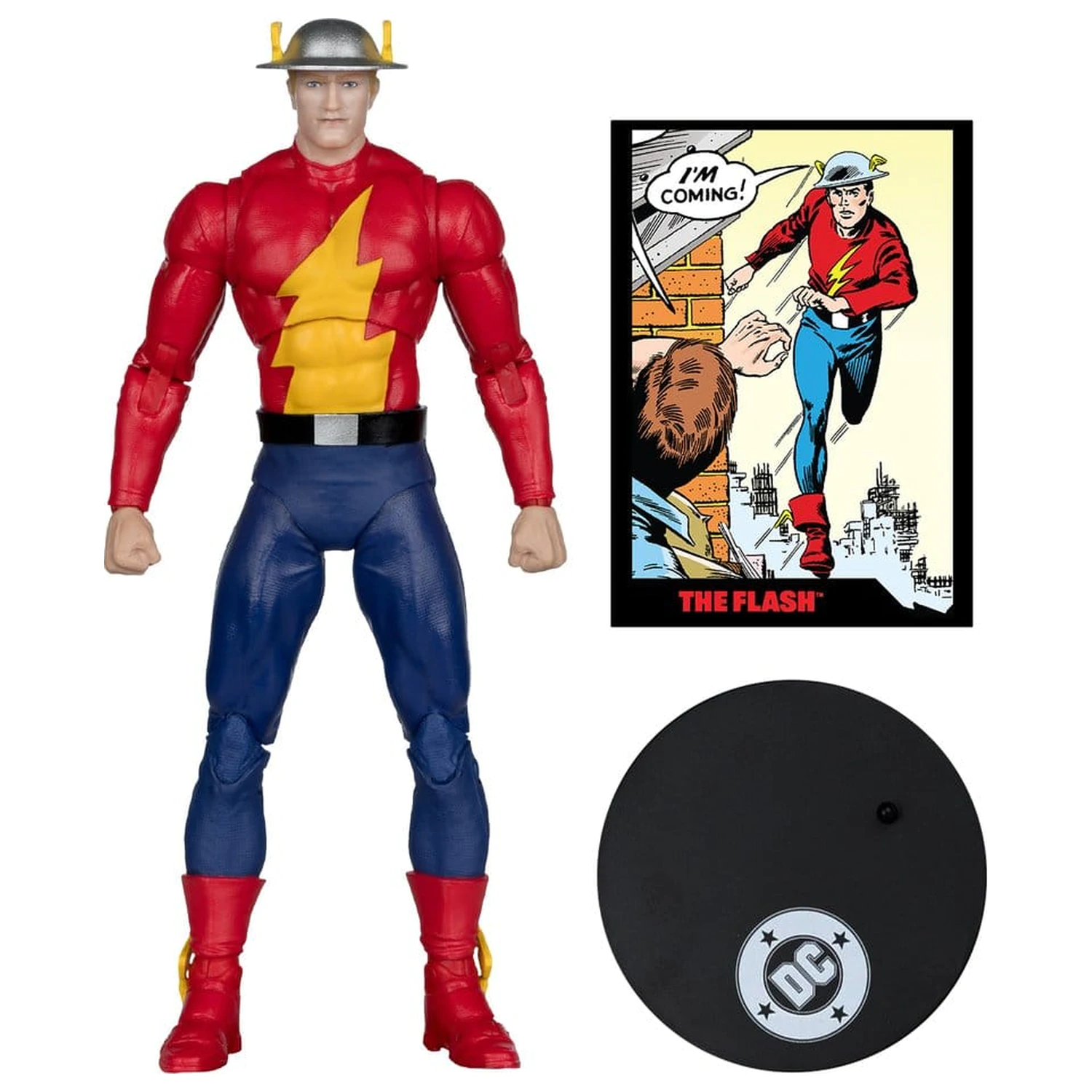 DC Direct Page Punchers Action Figure The Flash Jay Garrick (The Flash #123) (Red Platinum Edition) 18 cm product photo