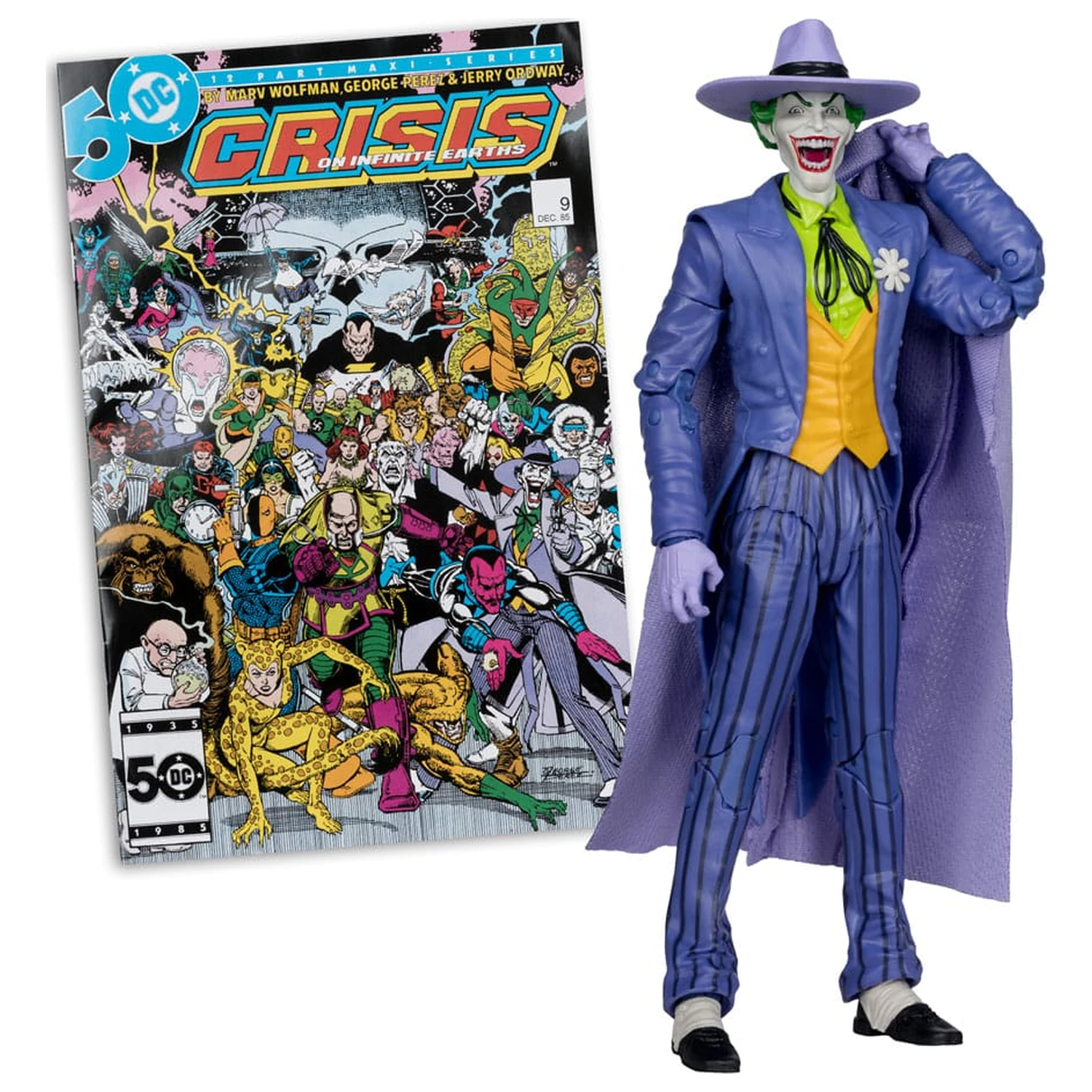 DC Direct Page Punchers Action Figure The Joker (Crisis on Infinite Earths) 18 cm product photo