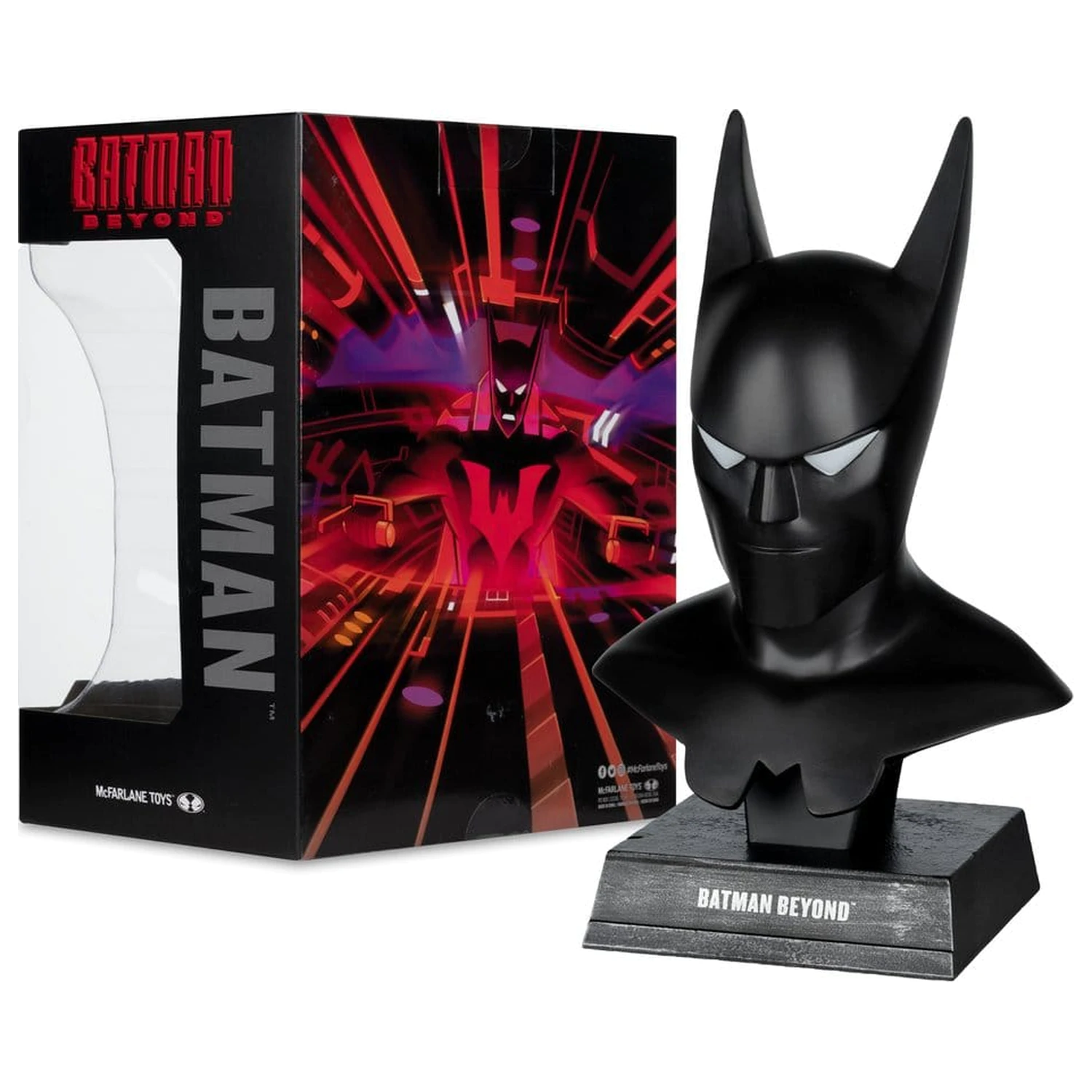 DC Direct Prop Replica 1/3 Batman Cowl (Batman Beyond Animated) 18 cm  product photo
