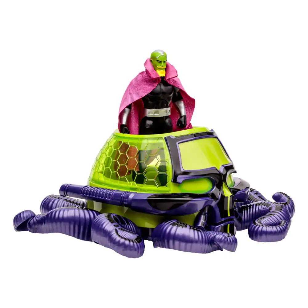 DC Direct Super Powers Action Figure with Vehicles Brainiac with Skull Ship (Gold Label) 12 cm product photo