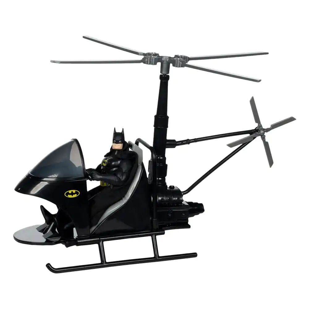 DC Direct Super Powers Action Figure Pack of 3 Batman (Black Suit), The Whirly &amp; The Batwing (Black) (Gold Label) (SDCC) 13 cm product photo