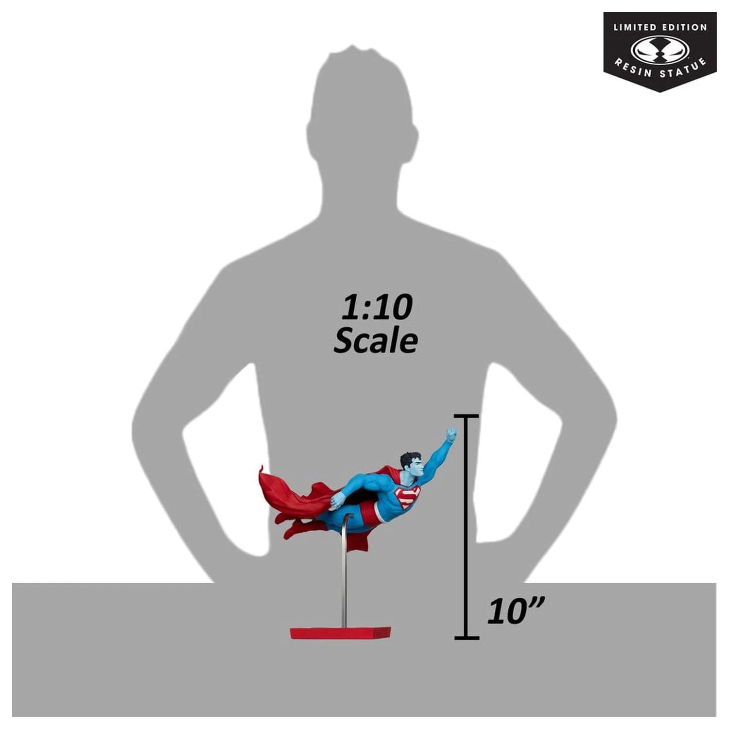 DC Direct Superman Red & Blue Statue 1/10 Superman by Lee Bermejo 26 cm product photo