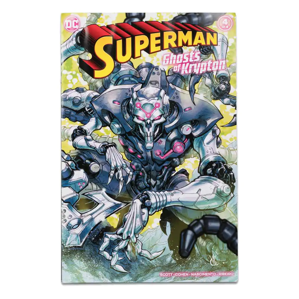 DC Direct Action Figure &amp; Comic Book Superman Wave 5 Brainiac (Gold Label) (Ghosts of Krypton) 18 cm product photo