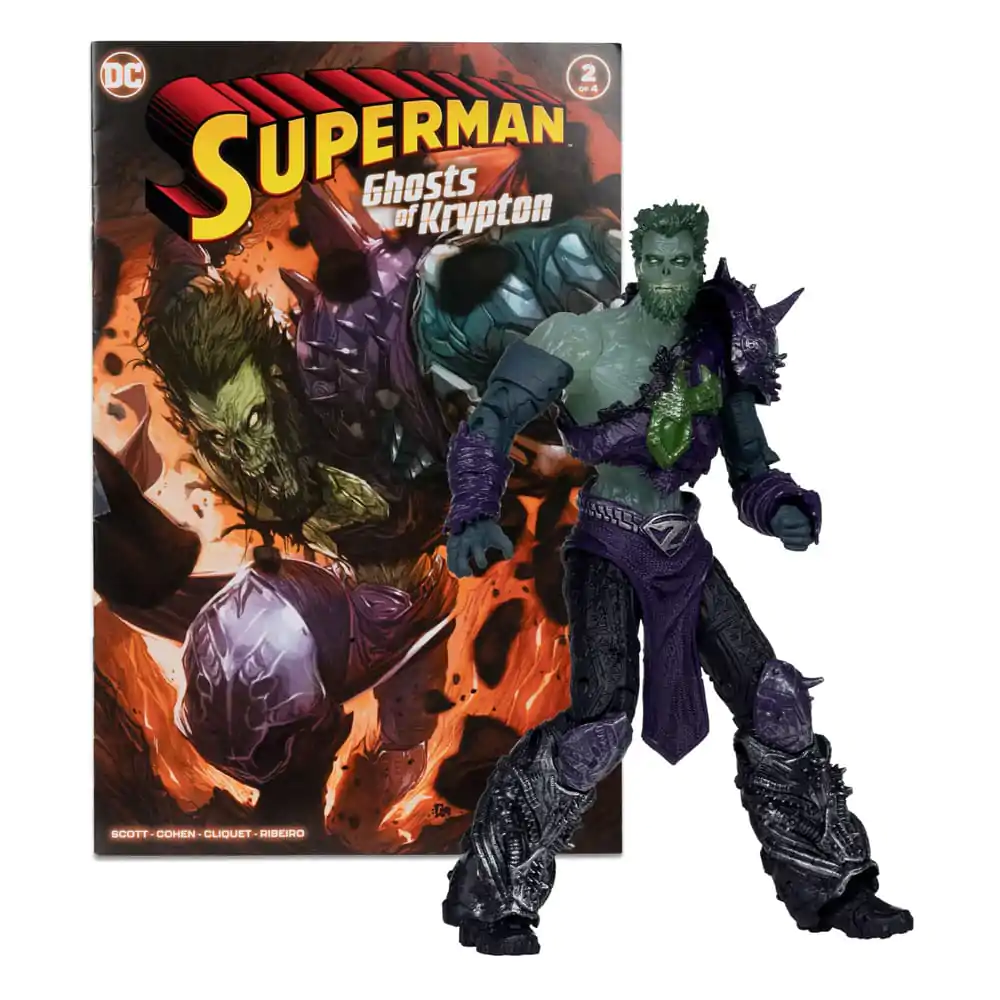 DC Direct Action Figure &amp; Comic Book Superman Wave 5 Ghost of Zod (Gold Label) (Ghosts of Krypton) 18 cm product photo
