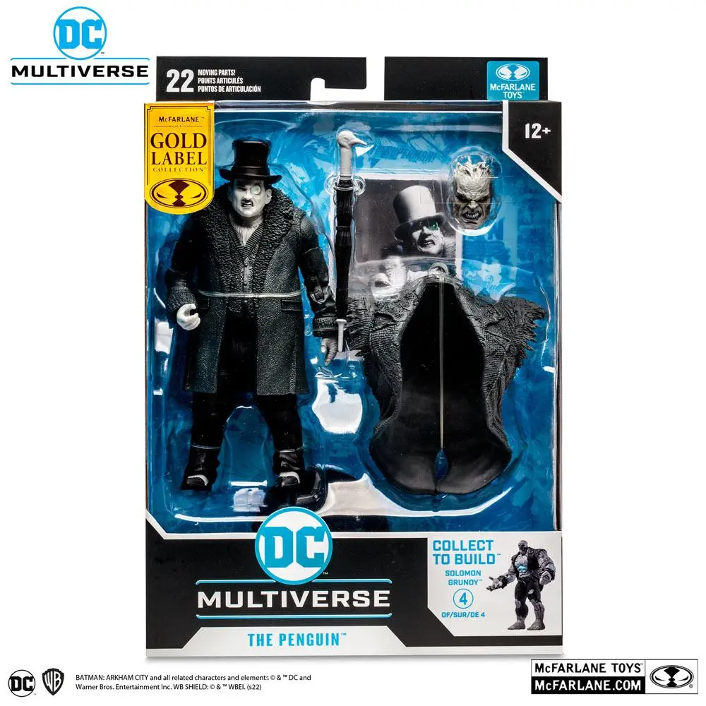 DC Gaming Build A Action Figure The Penguin Gold Label (Batman: Arkham City) 18 cm product photo