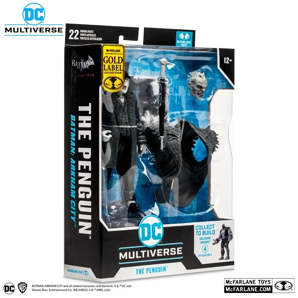 DC Gaming Build A Action Figure The Penguin Gold Label (Batman: Arkham City) 18 cm product photo