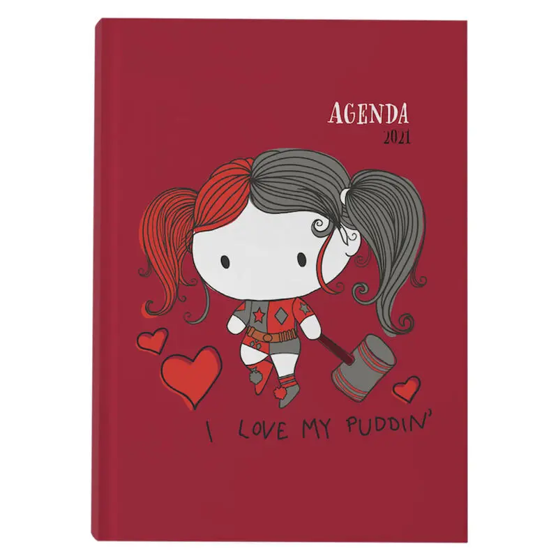 DC Harley Quinn I Love My Puddin 2021 diary product photo