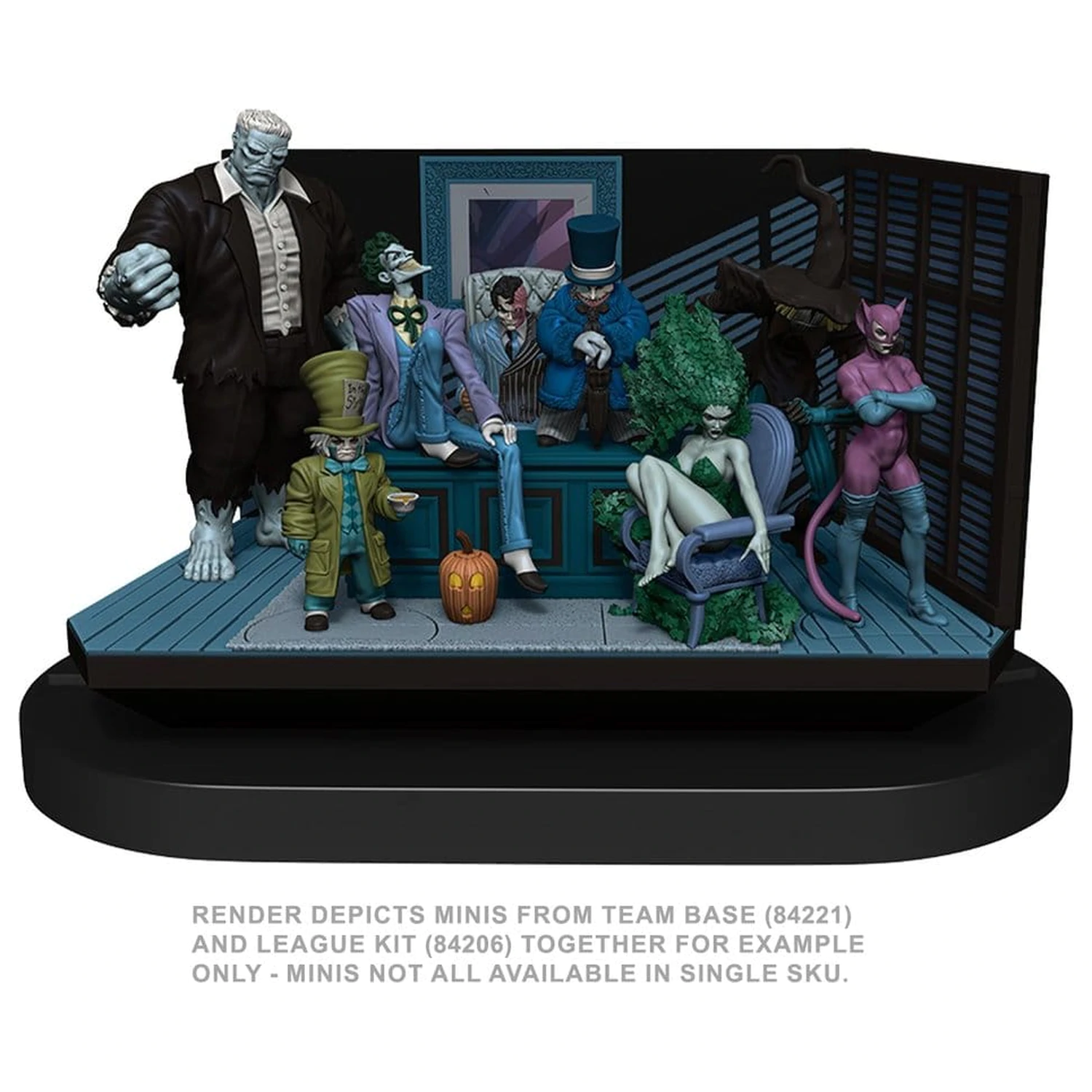 DC HeroClix SwitchClix Minifigures with Base The Long Halloween Team Base 23 cm product photo