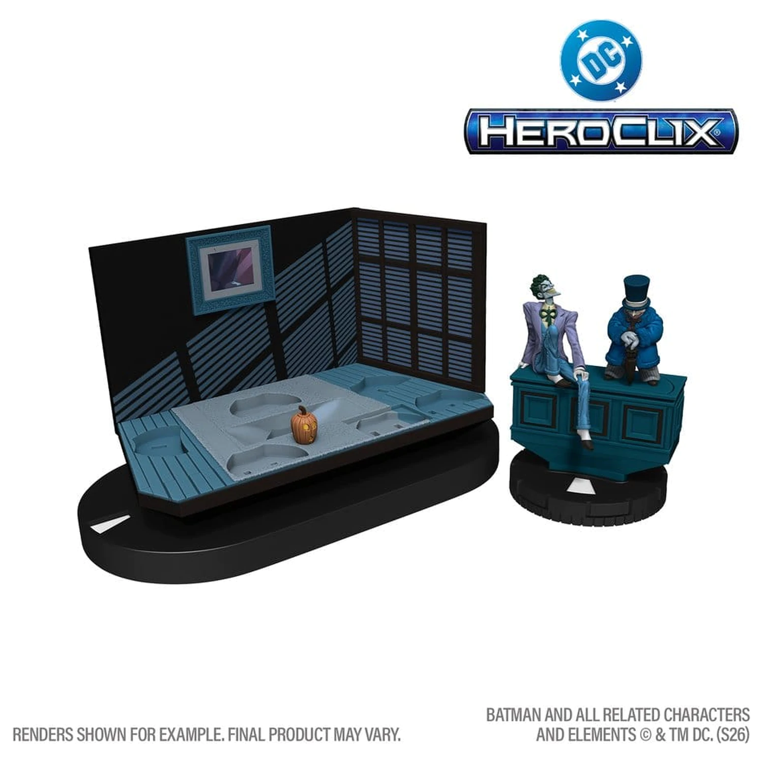 DC HeroClix SwitchClix Minifigures with Base The Long Halloween Team Base 23 cm product photo